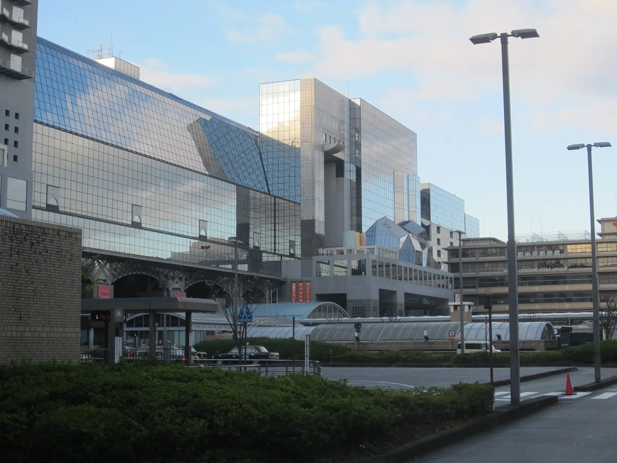 Post office and Kyoto Station building in Kyoto, Japan (2019) - 279