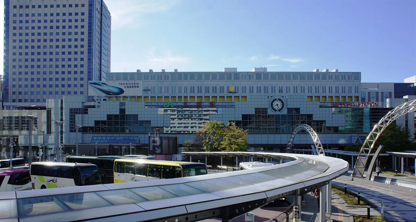 North exit at Sapporo Station