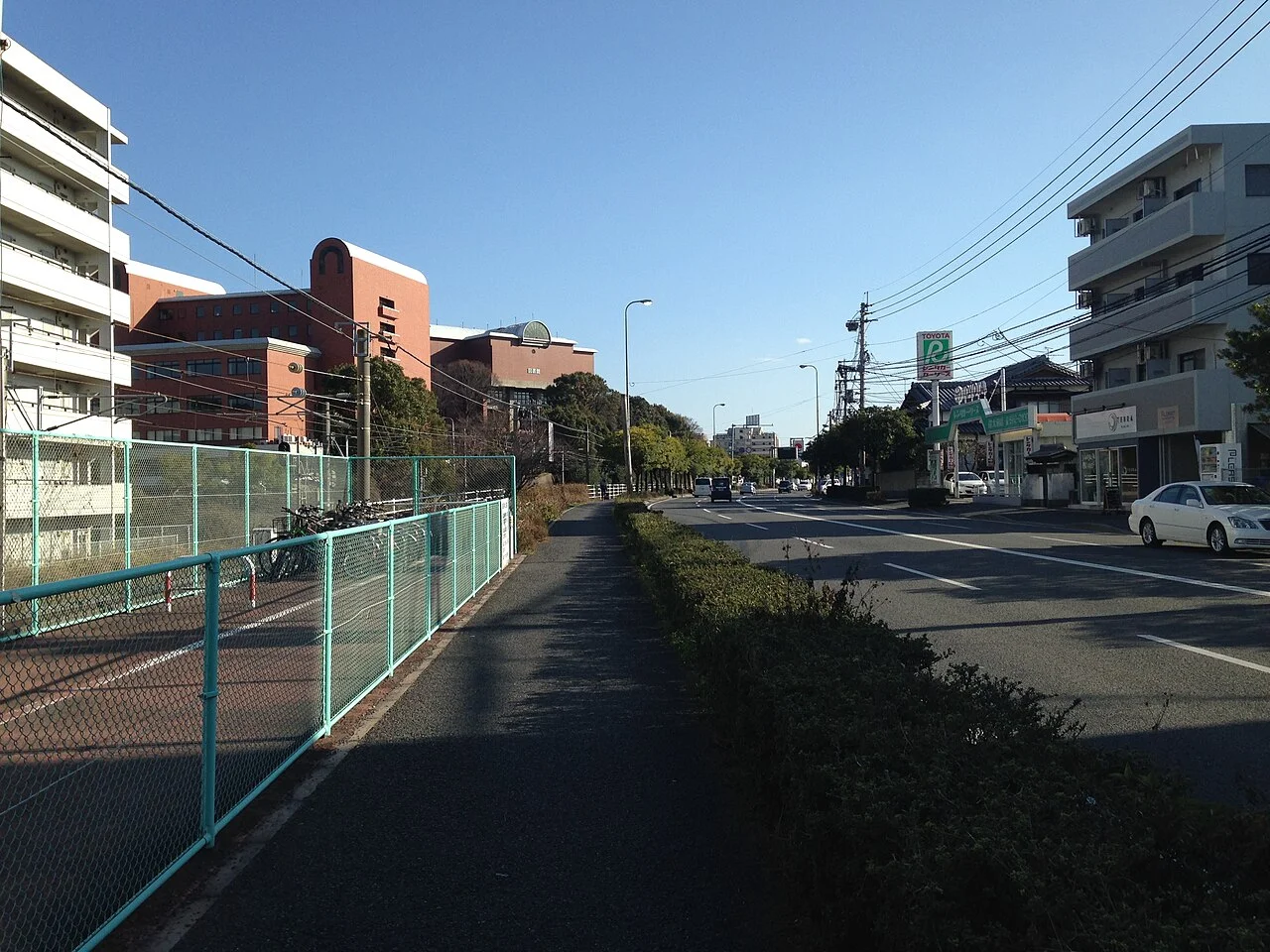 Route 495 in Fukuoka for a Kyushu driving start