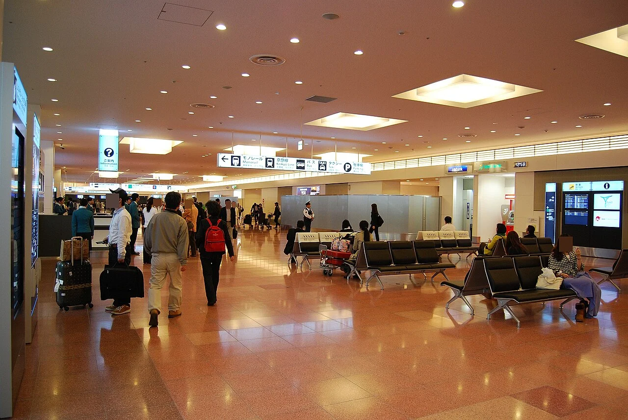 Arrivals floor at Haneda International Terminal